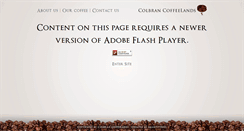 Desktop Screenshot of colbrancoffeelands.com